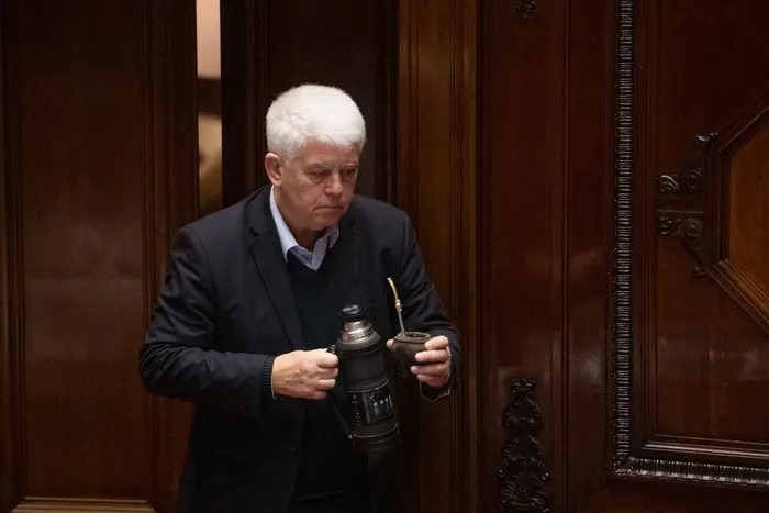 Eduardo Brenta en una sesión de la Cámara de Senadores (archivo, junio de 2026). · Foto: Gianni Schiaffarino