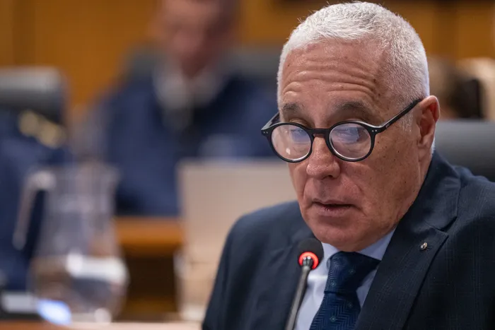 Carlos Negro, el 18 de junio, en el Parlamento. · Foto: Gianni Schiaffarino
