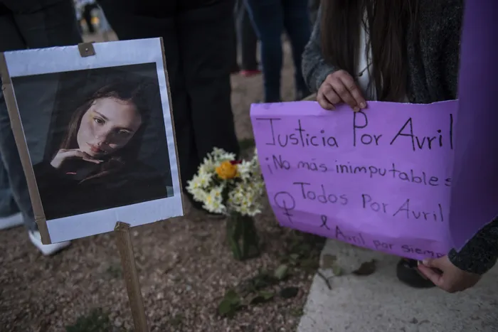 Concentración en memoria de Avril, el 27 de junio, en Ciudad del Plata. · Foto: Diego Vila