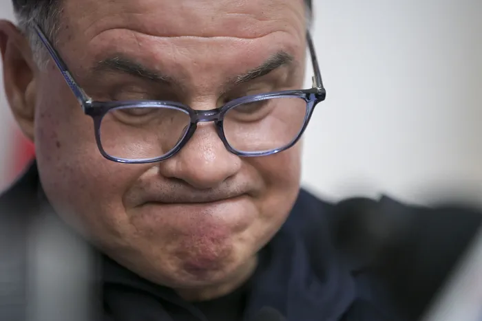 Paulo Costa, Jefe de Policía de Colonia, durante la conferencia de prensa el 29 de junio. Foto:  Ignacio Dotti