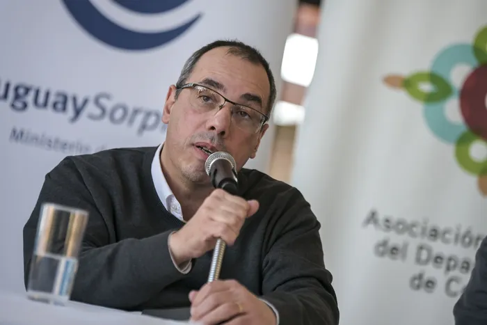 Pablo Menoni durante una presentación en Colonia (archivo, junio de 2026). · Foto: Ignacio Dotti