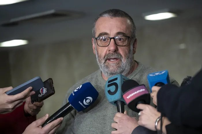 Carlos Rodriguez, el 14 de julio en el Parlamento · Foto: Inés Guimaraens