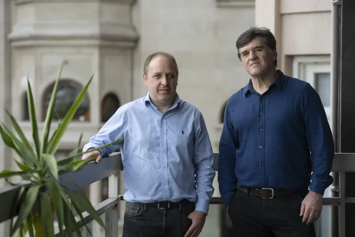 Gustavo Betarte y Rodrigo Martinez. · Foto: Inés Guimaraens