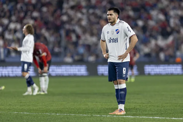 Maximiliano Gómez, de Nacional, durante un partido por la sexta fecha del Torneo Intermedio (archivo, julio de 2026). · Foto: Rodrigo Viera Amaral
