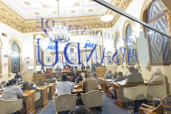 Sesión de la Junta Departamental de Paysandú (archivo, mayo de 2026). · Foto: Santiago Fleitas