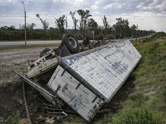 Luego de la tormenta, el 18 de julio, en Salto. · Foto: Ariel Volpi