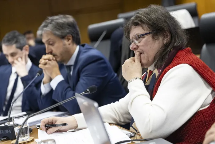 Mónica Ferrero en el anexo del Palacio Legislativo (archivo, 2025) · Foto: Rodrigo Viera Amaral