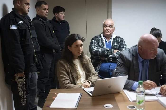 Gustavo Penadés, el 21 de julio, en el juzgado de Juan Carlos Gómez. · Foto: Alessandro Maradei