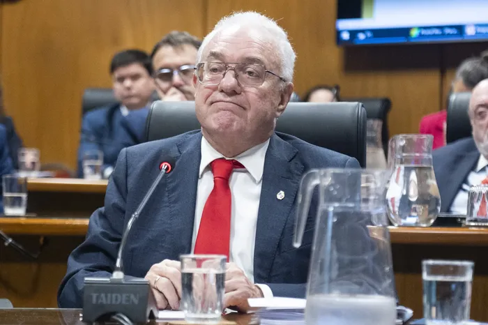 El canciller Mario Lubetkin, cuando concurrió a la comisión de Presupuesto integrada con la de Hacienda, el 21 de julio. · Foto: Alessandro Maradei