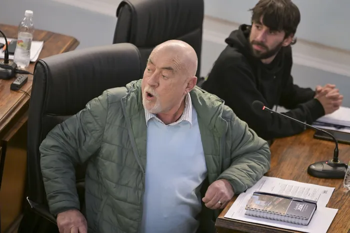 Pedro Leizagoyen, durante una sesión de la Junta Departamental de Colonia (archivo, julio de 2026). · Foto: Ignacio Dotti