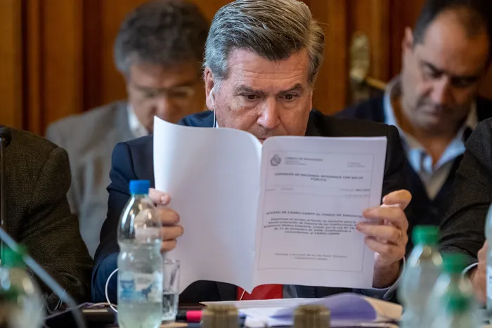 Pedro Bordaberry, el 27 de julio, en el Palacio Legislativo · Foto: Gianni Schiaffarino