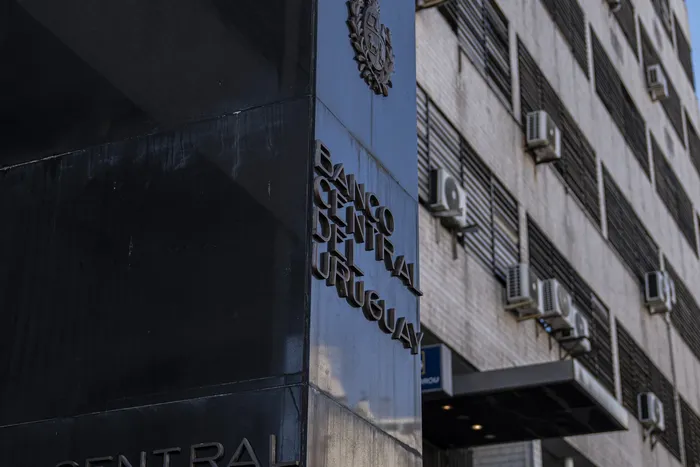 Banco Central del Uruguay, el 30 de julio. Foto: Ernesto Ryan