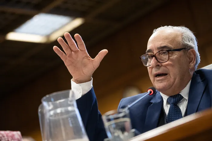 Alfredo Fratti, el 3 de agosto, en la Comisión de Presupuesto Integrada con Hacienda. · Foto: Gianni Schiaffarino