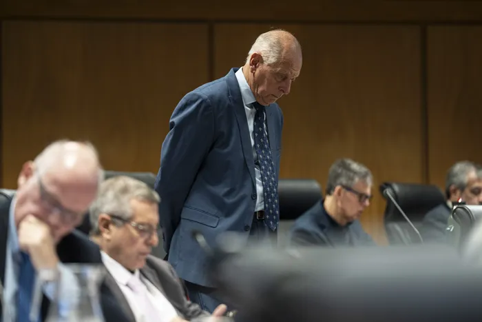 Gustavo Salle en el Parlamento. · Foto: Ernesto Ryan