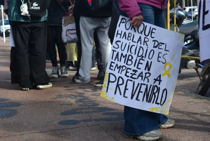Marcha por salud mental en Maldonado (archivo 20260807) · Foto: Virginia Martínez  Díaz