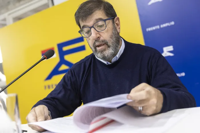 El presidente del Frente Amplio, Fernando Pereira. (archivo, setiembre de 2026) · Foto: Rodrigo Viera Amaral