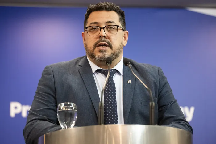 Alejandro Sánchez, el 11 de agosto, en la Torre Ejecutiva. · Foto: Alessandro Maradei