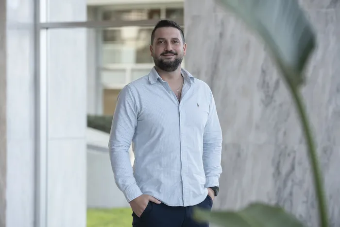 Emiliano Chinelli, en su casa, el 11 de agosto · Foto: Inés Guimaraens