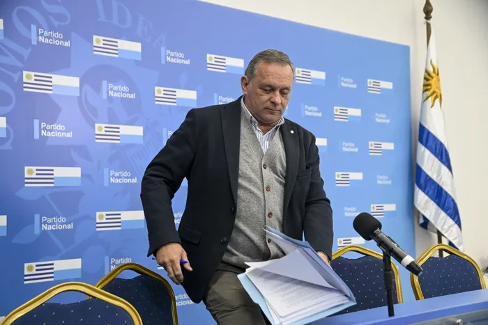Álvaro Delgado en la Casa del Partido Nacional (archivo, setiembre de 2026). · Foto: Guillermo Legaria