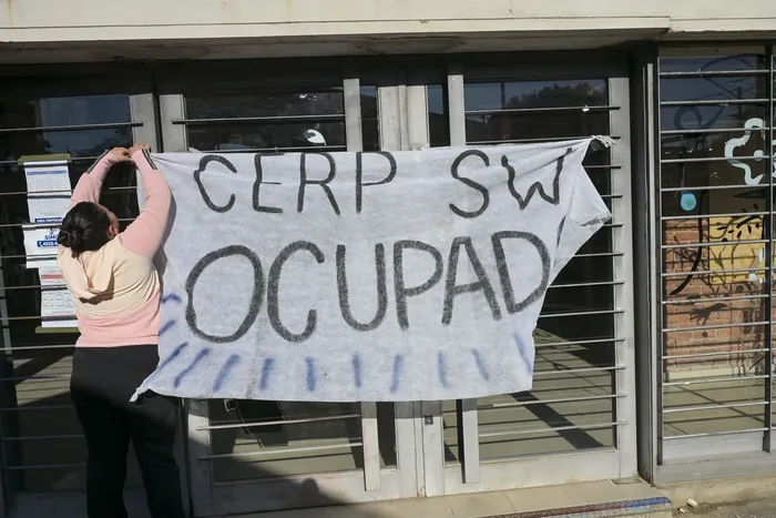 Ocupación de estudiantes del Cerp de Colonia del Sacramento, el 10 de setiembre. · Foto: Ignacio Dotti