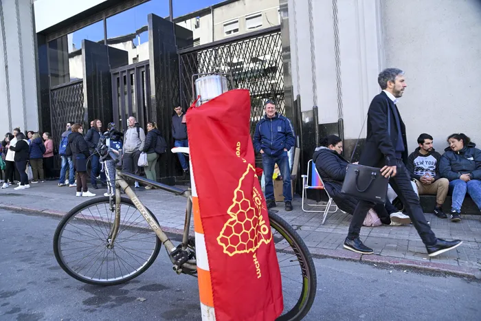 El 10 de setiembre, en la Dinatra. · Foto: Guillermo Legaria