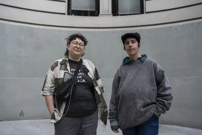 Clara Cremonesi y Maria Olivera, cofundadoras de la Casa Biblioteca Lebofeminista
MemoraLes. · Foto: Inés Guimaraens