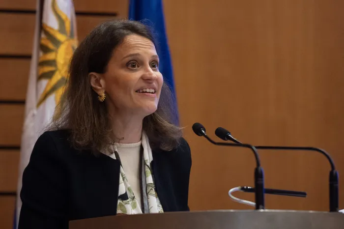 Susana Cordeiro Guerra, el 14 de setiembre, en la Torre Ejecutiva. · Foto: Alessandro Maradei