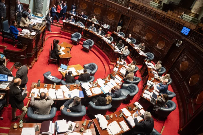 Cámara de Senadores el 21 de setiembre. · Foto: Alessandro Maradei