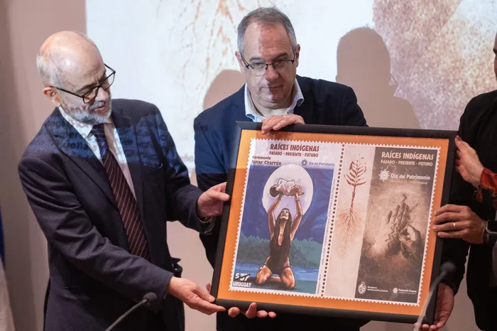Marcel Suárez y José Carlos Mahía, durante el lanzamiento del Día del Patrimonio 2026, el 25 de setiembre. · Foto: Alessandro Maradei