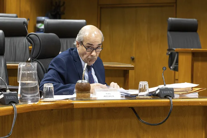 Pablo Abdala, el 23 de setiembre, en el Parlamento. · Foto: Nadia Iula
