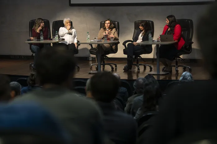 Erika Teliz, Rossana Bucheli, Andrea Cabrera, Cecilia San Román y Lucia Barrios. · Foto: Inés Guimaraens