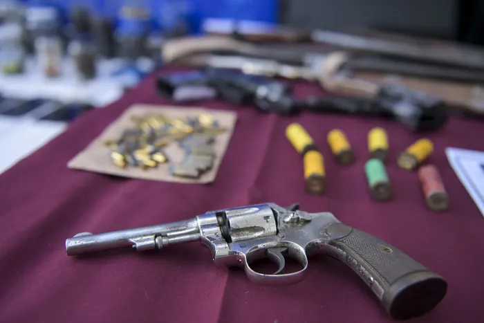 Armas incautadas. (archivo, octubre de 2026) · Foto: Ignacio Dotti