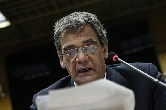 Álvaro Niggemeyer, el 6 de octubre, ante la comisión de Salud de Diputados. Foto: Ernesto Ryan