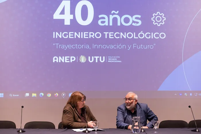Virginia Verderese y Wilson Netto, el 8 de octubre en la Torre Ejecutiva. · Foto: Alessandro Maradei