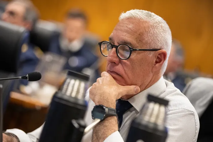 Carlos Negro, el 22 de octubre, en el Parlamento. · Foto: Gianni Schiaffarino