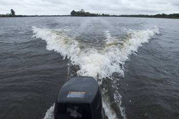 Río Negro (archivo, abril de 2019). · Foto: Sandro Pereyra