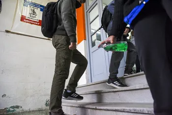 Liceo departamental Eduardo Fabini en Minas (archivo, junio de 2020). · Foto: Fernando Morán