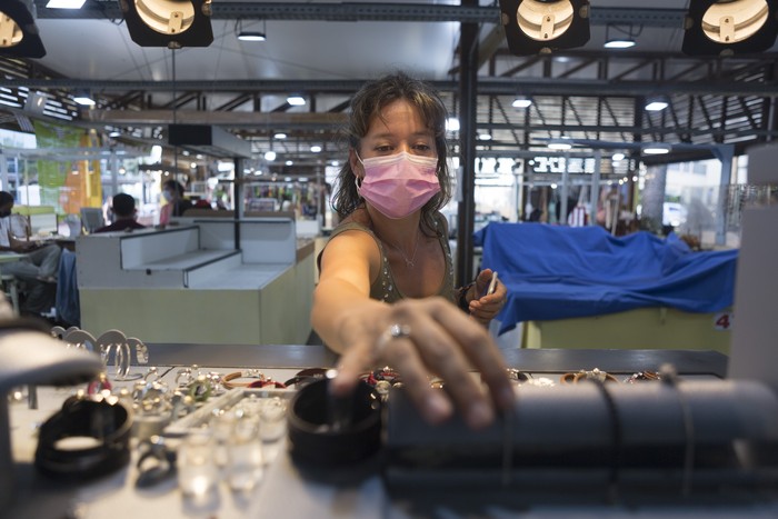 Feria Artesanal en la avenida Gorlero. (archivo, enero de 2022) · Foto: .