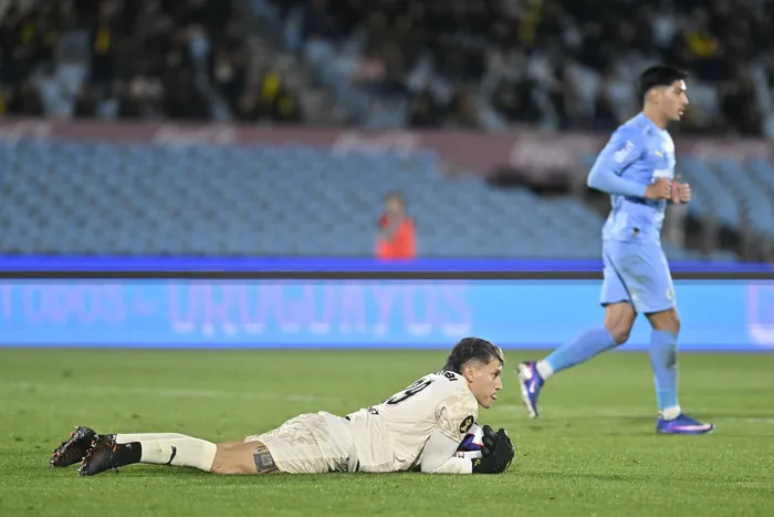 Washington Aguerre, de Peñarol, durante el partido ante Montevideo City Torque, el 30 de setiembre, en el estadio Centenario. · Foto: Guillermo Legaria