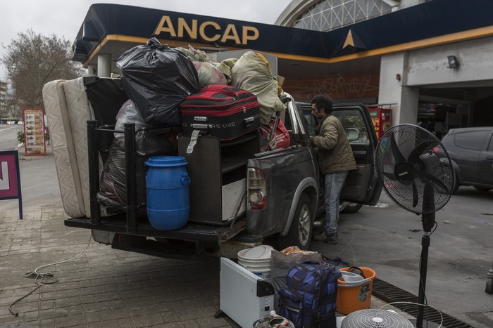Pensión de migrantes, en la Aguada. (archivo, 2020) · Foto: Ernesto Ryan