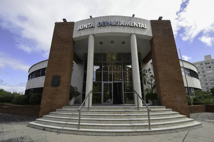 Junta Departamental de Maldonado (archivo, abril de 2021). · Foto: Federico Gutiérrez
