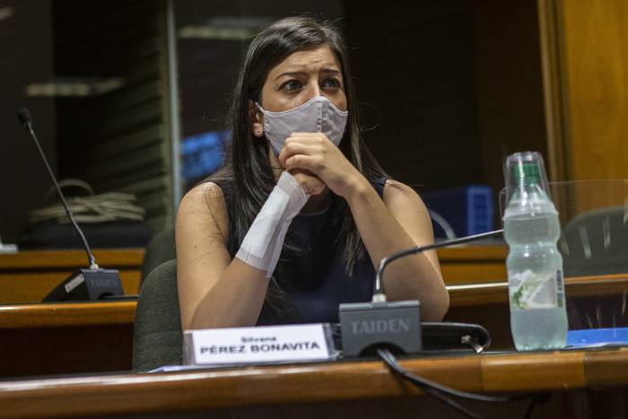 Silvana Pérez Bonavita, diputada de Cabildo Abierto (archivo, abril de 2021). · Foto: .