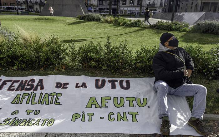 Protesta de AFUTU. · Foto: Federico Gutiérrez