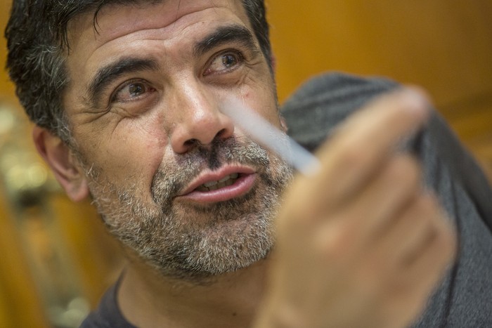 Óscar Andrade. · Foto: Ernesto Ryan