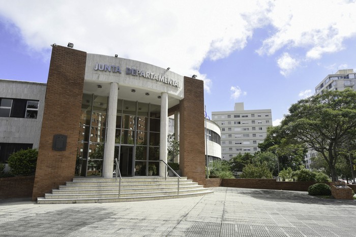 Edificio de la Junta Departamental de Maldonado (archivo, marzo de 2021). · Foto: Federico Gutiérrez