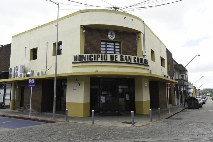 Municipio de San Carlos, en Maldonado (archivo, marzo de 2021). · Foto: Federico Gutiérrez