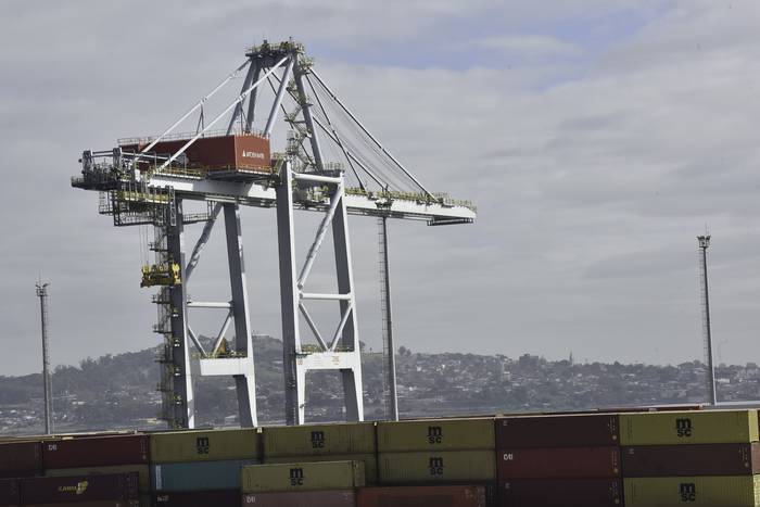 Puerto del Montevideo (archivo, .junio de 2021). · Foto: Federico Gutiérrez