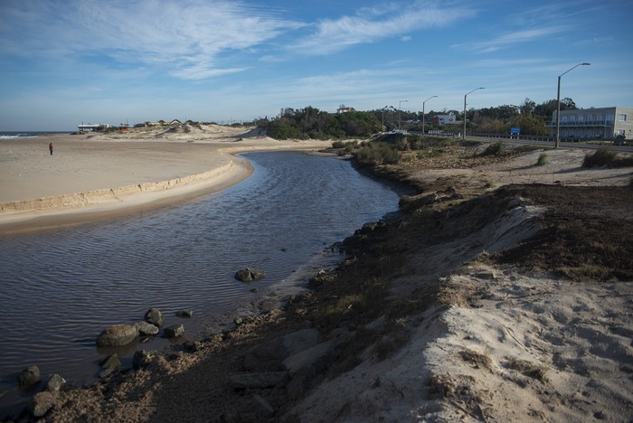 Arroyo Zanja Honda en Piriápolis (archivo, junio de 2021). · Foto: Alessandro Maradei