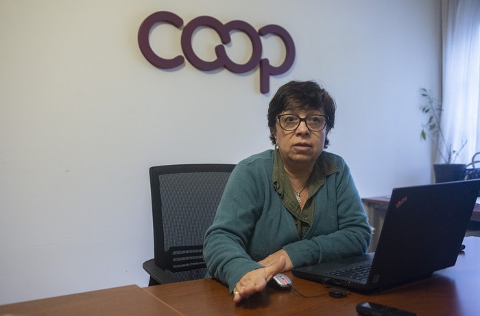 Alicia Maneiro presidenta de Cudecoop. (archivo, junio de 2021) · Foto: Alessandro Maradei
