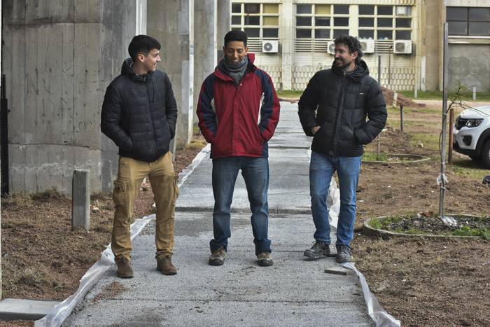 Ignacio Marrero, Alejandro Diaz y Luis Segura. · Foto: Federico Gutiérrez